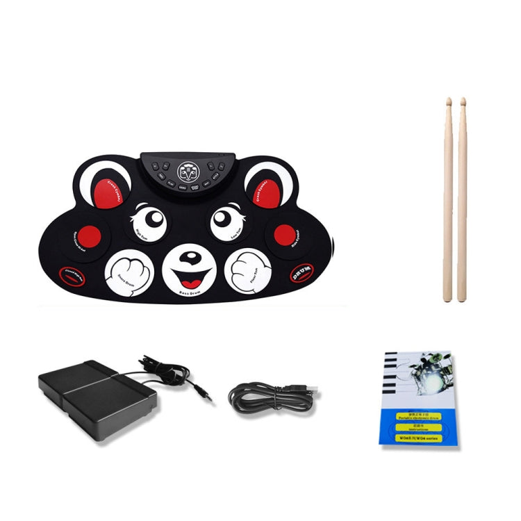 Children Hand Roll Electronic Drum DTX Game Portable Drum