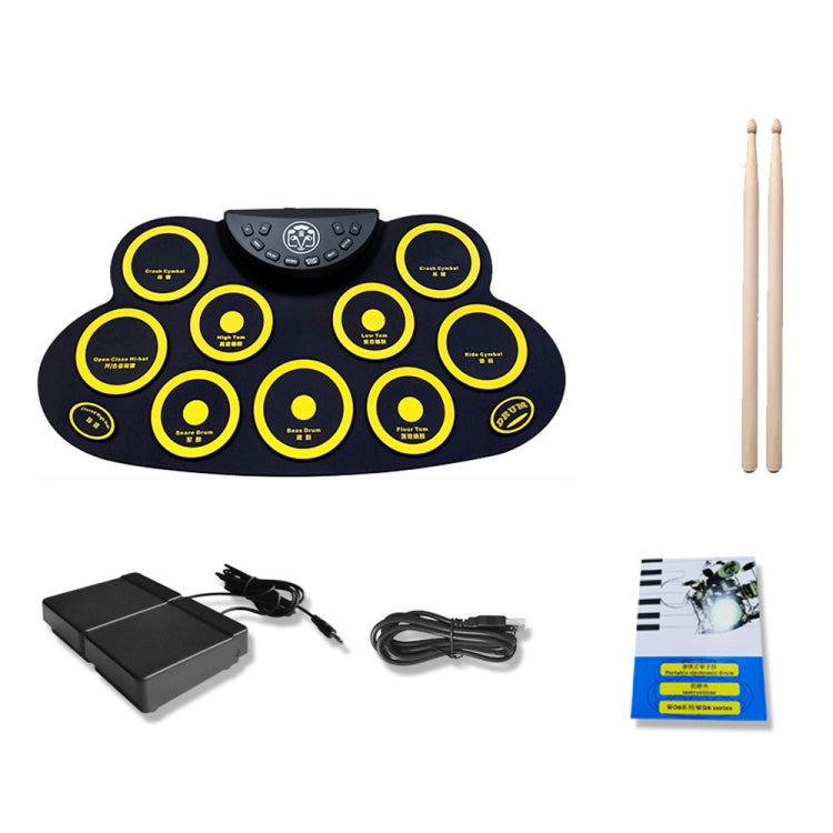 Children Hand Roll Electronic Drum DTX Game Portable Drum