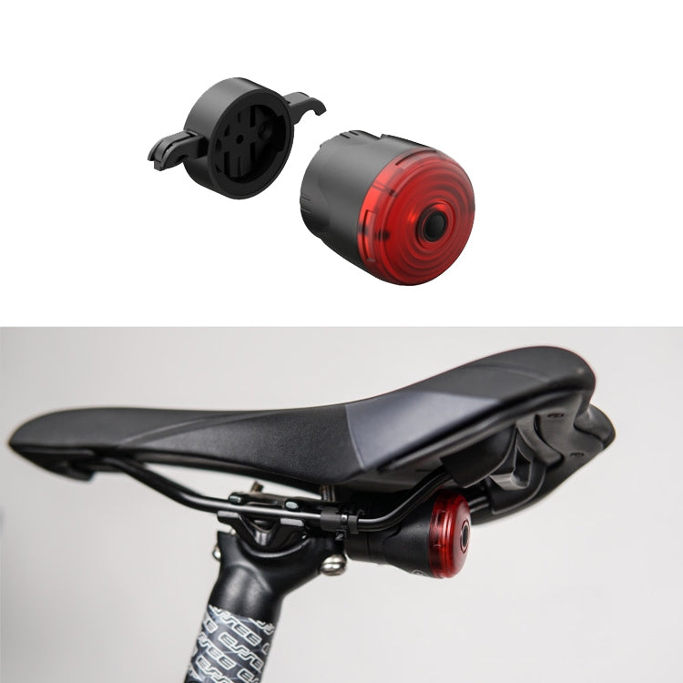 Portable Intelligent Sensing Brake Light Safety Warning Light USB Charging Waterproof Lamp With Electricity Display Taillight