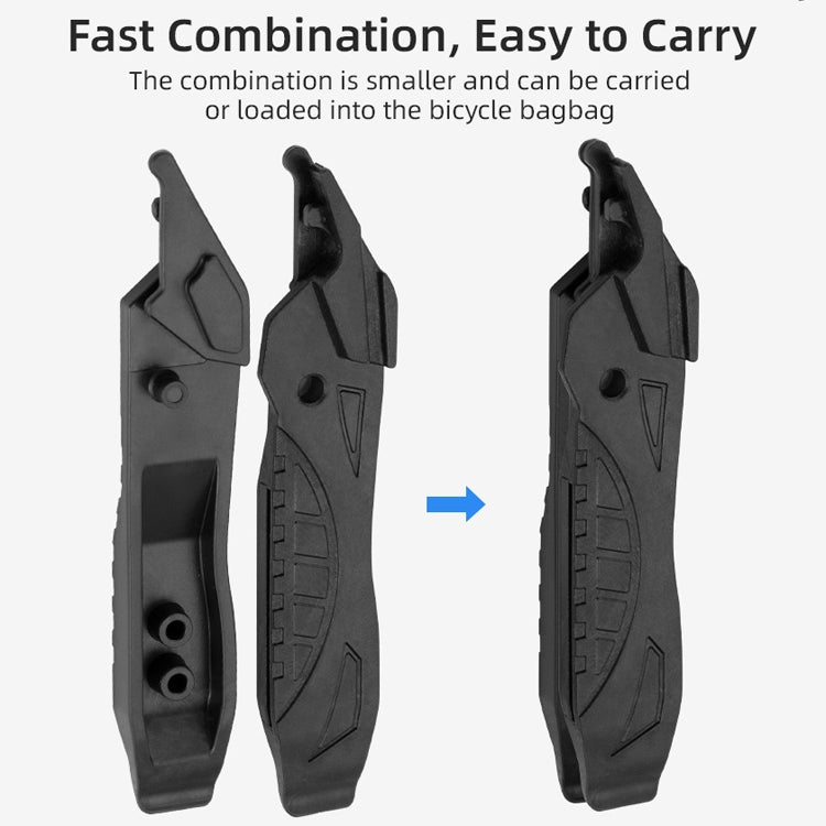 Bicycle Mini Portable Tire Rod Multi-Function Repair Car Tire Repair Tool Detachable Dual-Purpose Tool