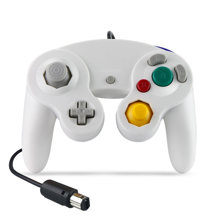 2 PCS Single Point Vibrating Controller Wired Game Controller For Nintendo NGC / Wii