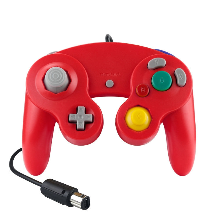 2 PCS Single Point Vibrating Controller Wired Game Controller For Nintendo NGC / Wii