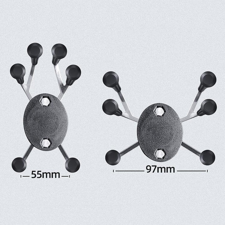 Eagle Claws X-Type Six-Claw Metal Mobile Phone Back Clip Bicycle Motorcycle Mobile Phone Holder