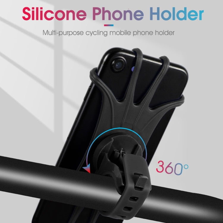 Multifunctional Silicone Bicycle Mobile Phone Holder Motorcycle Riding Navigation Fixed Bracket