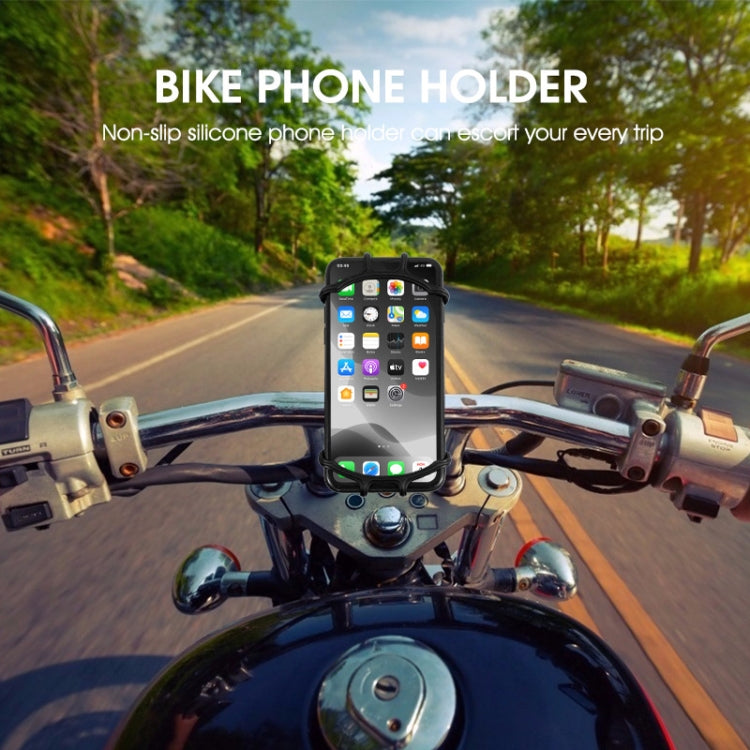 Multifunctional Silicone Bicycle Mobile Phone Holder Motorcycle Riding Navigation Fixed Bracket