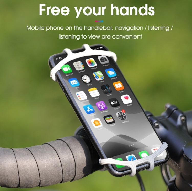 Multifunctional Silicone Bicycle Mobile Phone Holder Motorcycle Riding Navigation Fixed Bracket