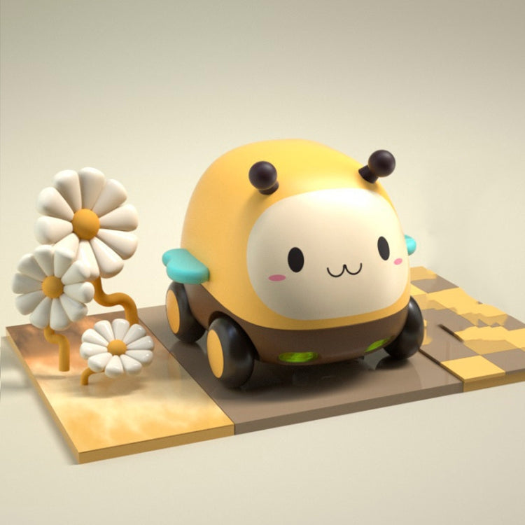 Cartoon Cute Pet Pull Back Car Children Mini Puzzle Inertia Car Toy