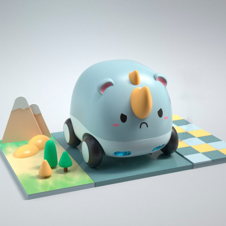 Cartoon Cute Pet Pull Back Car Children Mini Puzzle Inertia Car Toy