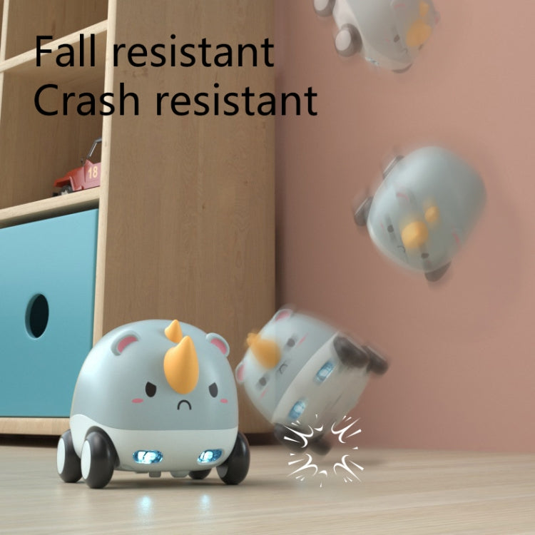 Cartoon Cute Pet Pull Back Car Children Mini Puzzle Inertia Car Toy