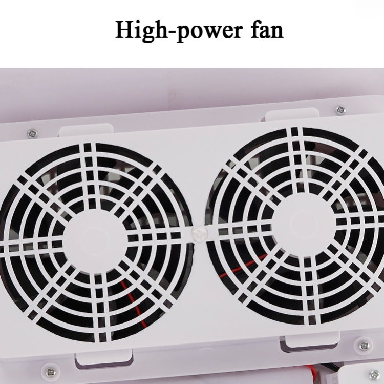 80W Nail Vacuum Cleaner Desktop Fan Vacuum Cleaner,EU Plug