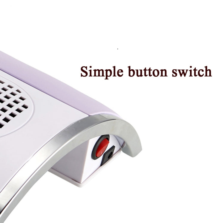 80W Nail Vacuum Cleaner Desktop Fan Vacuum Cleaner,EU Plug