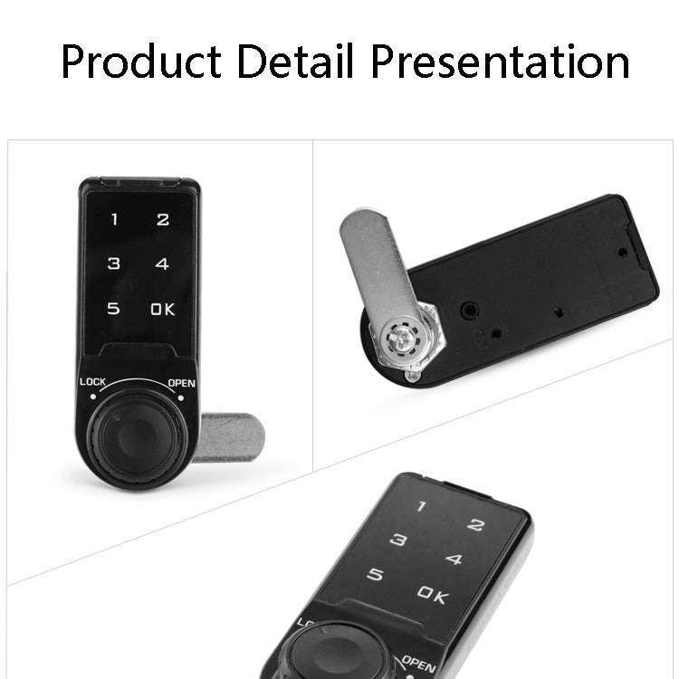 Open Hole Steel Cabinet File Cabinet Electronic Lock  Drawer Mailbox Gym Cabinet Door Password Lock