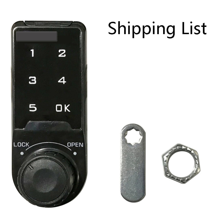 Open Hole Steel Cabinet File Cabinet Electronic Lock  Drawer Mailbox Gym Cabinet Door Password Lock