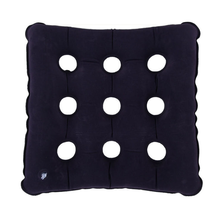 Anti-Decubitus Inflatable Cushion Pregnant Women Elderly Health Care Cushion,Style: Square Blue