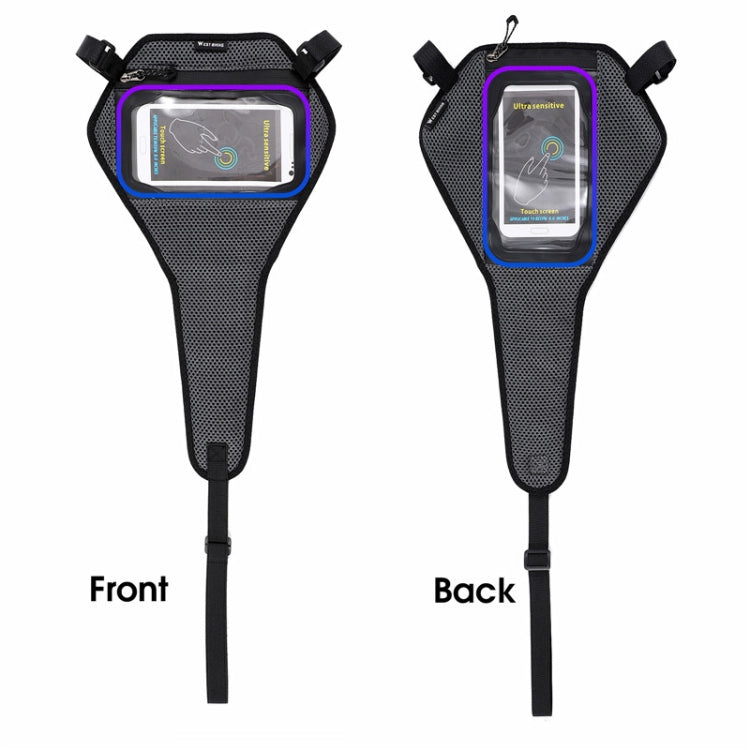 WEST BIKING YP0719251 Bicycle Mobile Phone Bag Road Vehicles Anti-Sweat Net