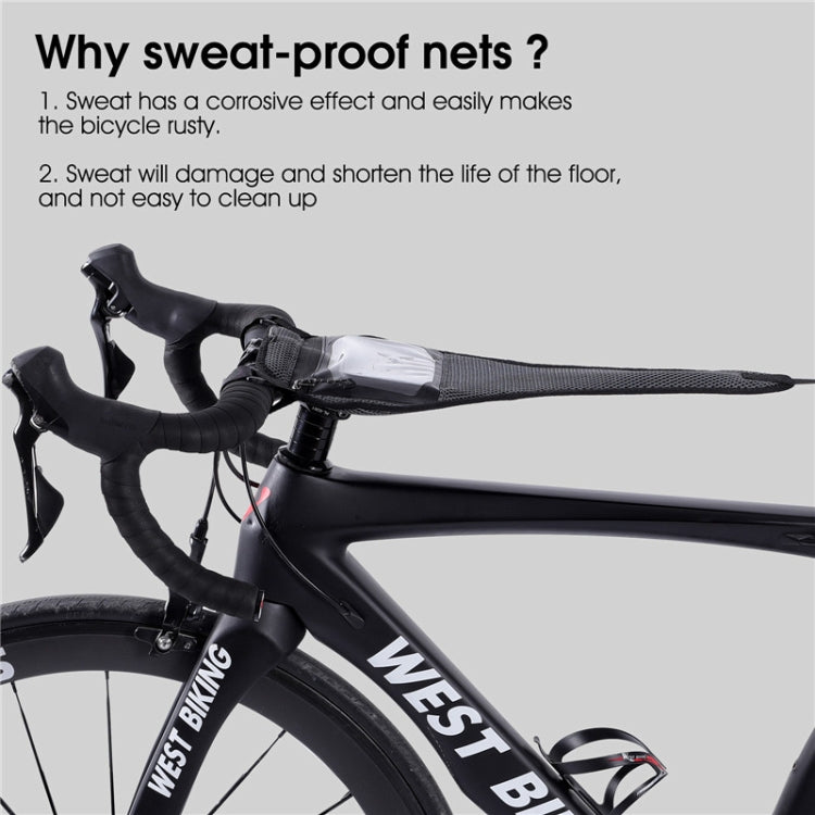 WEST BIKING YP0719251 Bicycle Mobile Phone Bag Road Vehicles Anti-Sweat Net