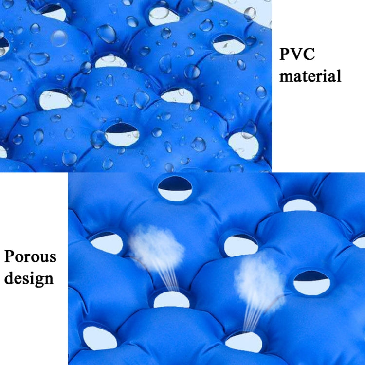 Square 25-hole Anti-decubitus Inflatable Cushion Medical Wheelchair Inflatable Cushion