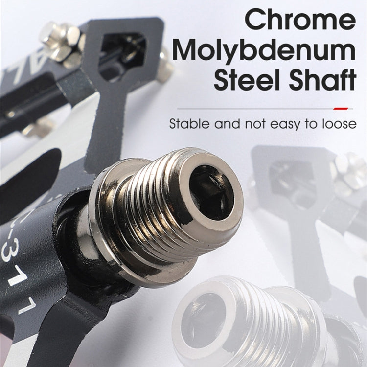 1pair WEST BIKING YP0802083 Mountain Bike Aluminum Alloy Pedal Lightweight Bearing Foot Pedal