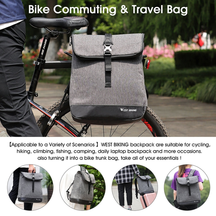 WEST BIKING YP0707259 Bicycle Riding Shelf Bags Camel Bag Multi-Function Mountain Bike Computer Backpack