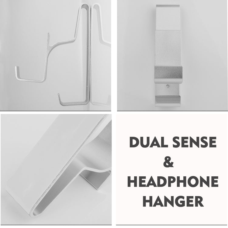 Gamepad & Headphone Three-In-One Wall Mounted Hanger For PS5 / PS4
