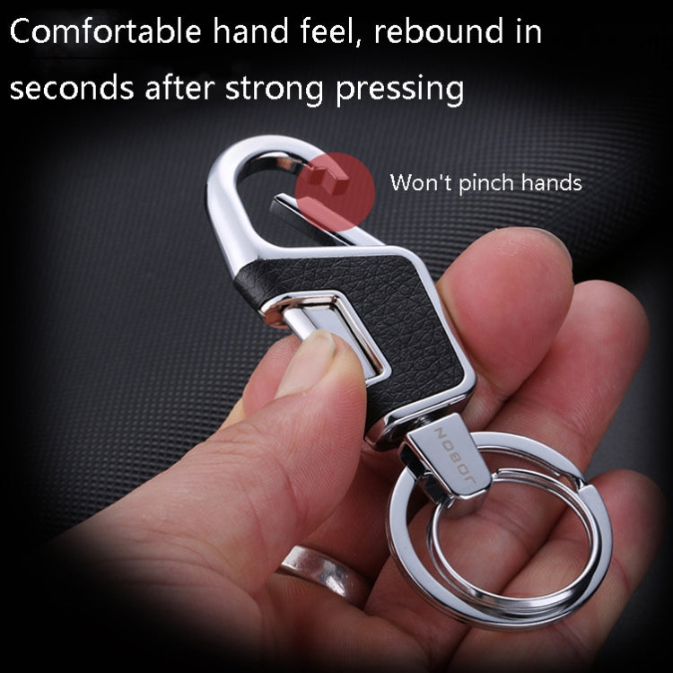 JOBON ZB-6611 Car Keychain Men Waist Hanging Keychain Simple Key Rings