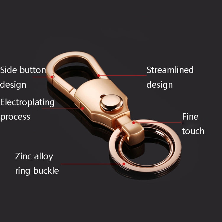 JOBON ZB-098 Car Keychain Men Waist Holding Key Pendant Ring