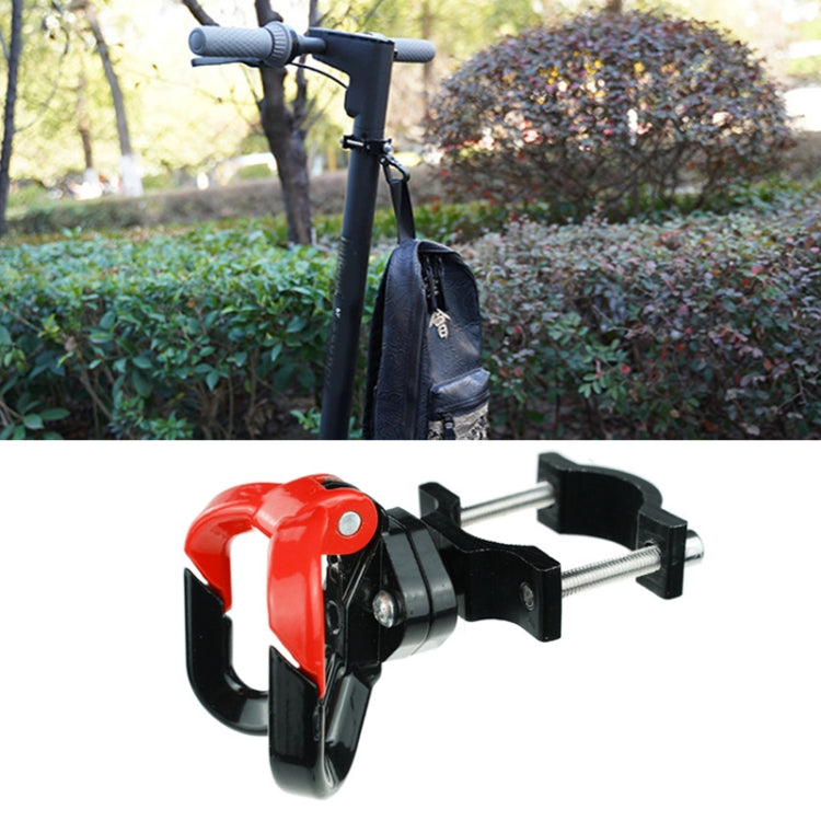 For Ninebot MAX G30 Scooter Accessories Aluminum Alloy Hook Rod Hook, Specification: Double Hook (Red Black)