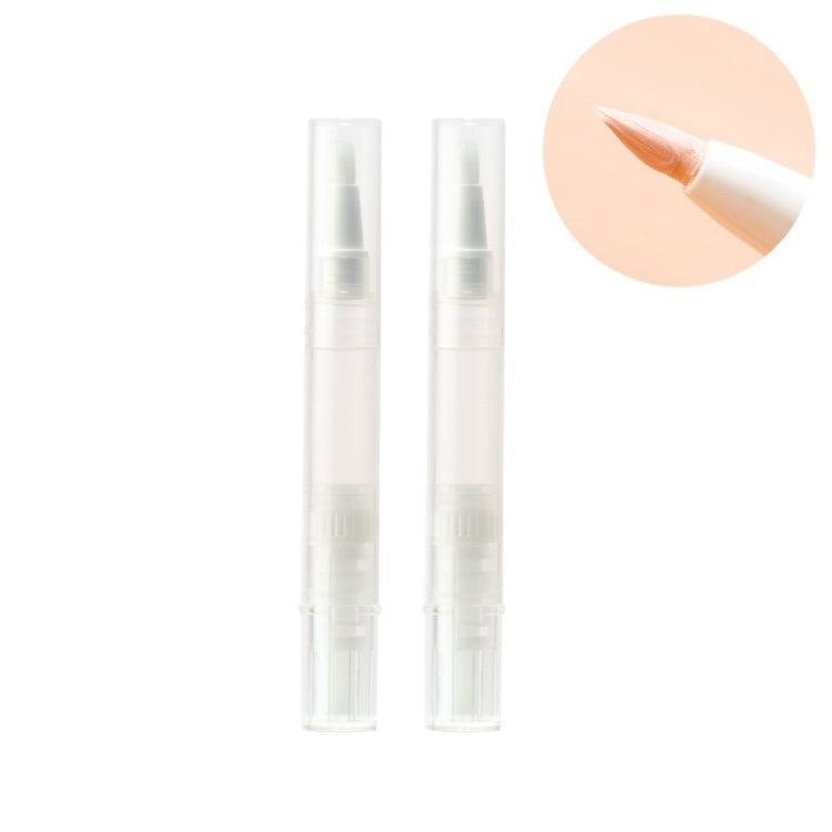 2pcs Liquid Foundation Small Sample Refilling Pen Travel Portable Rotary Vacuum Refilling Bottle