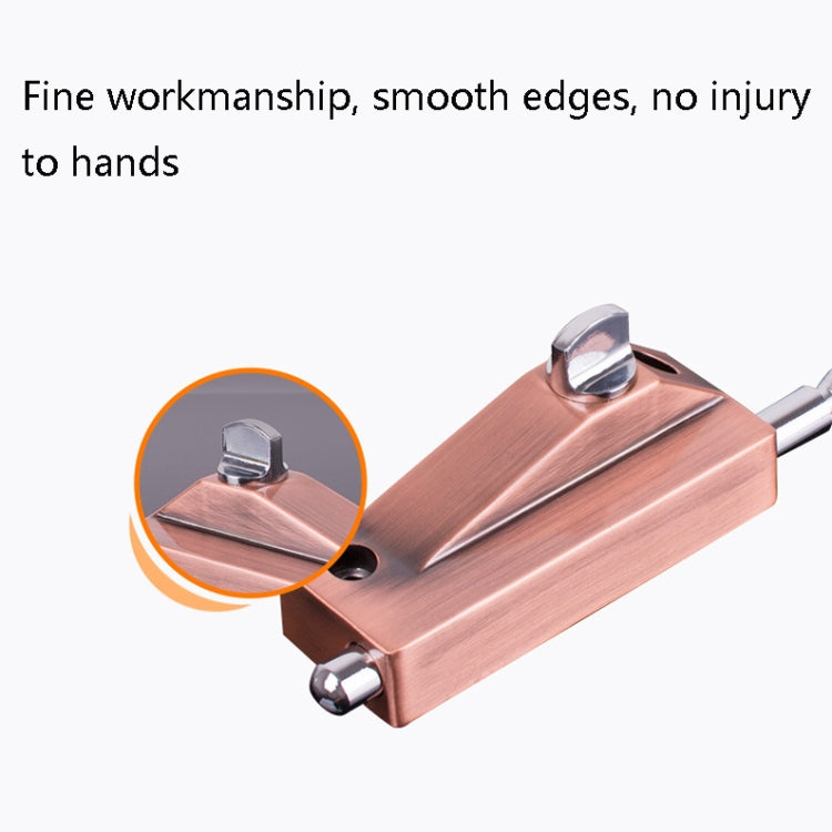 KDS-A013 Zinc Alloy Rotary Door Latch Lock Surface Mounted Spring Rotary Latch Lock