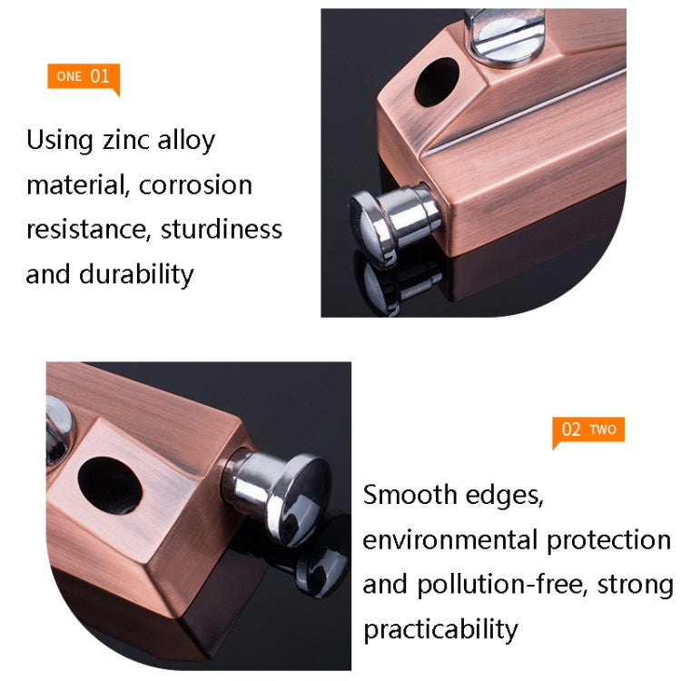 KDS-A013 Zinc Alloy Rotary Door Latch Lock Surface Mounted Spring Rotary Latch Lock
