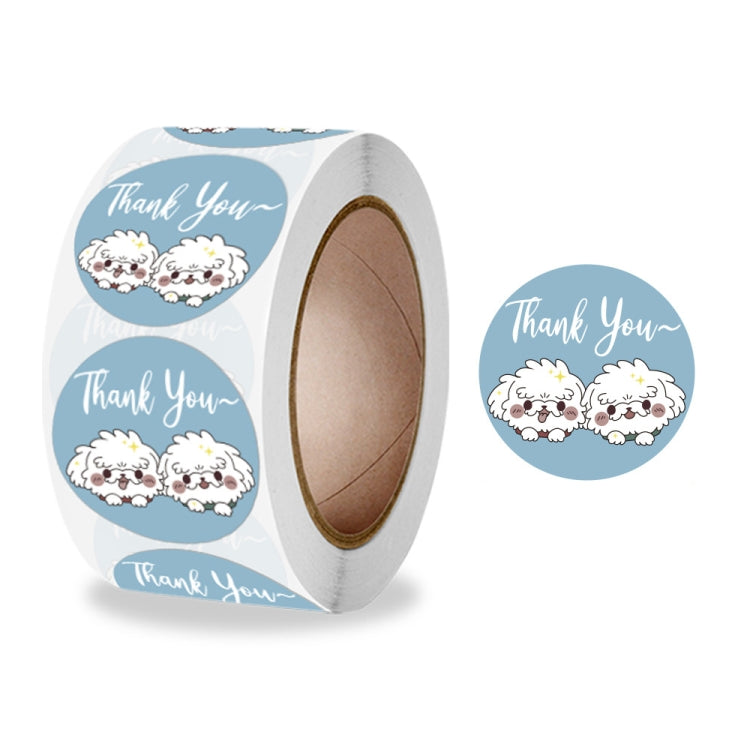 10 Rolls Seal Sticker Thank You Cute Animal Sticker Crafts Holiday Decoration Sticker