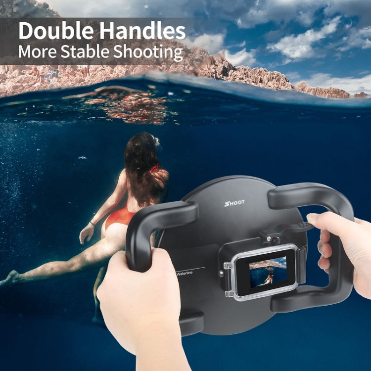 SHOOT XTGP559 Dome Port Underwater Diving Camera Lens Transparent Cover Housing Case For GoPro HERO9 Black