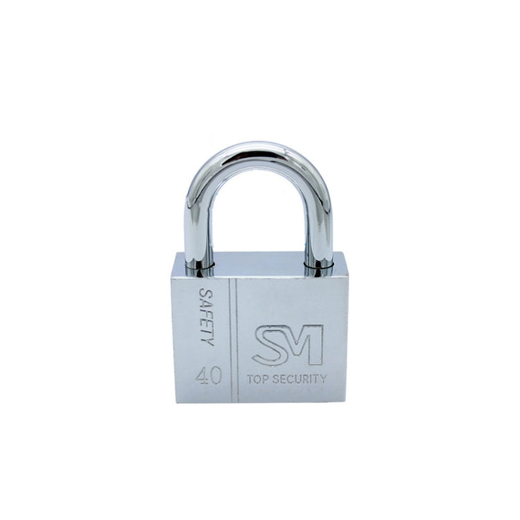 Square Blade Imitation Stainless Steel Padlock
