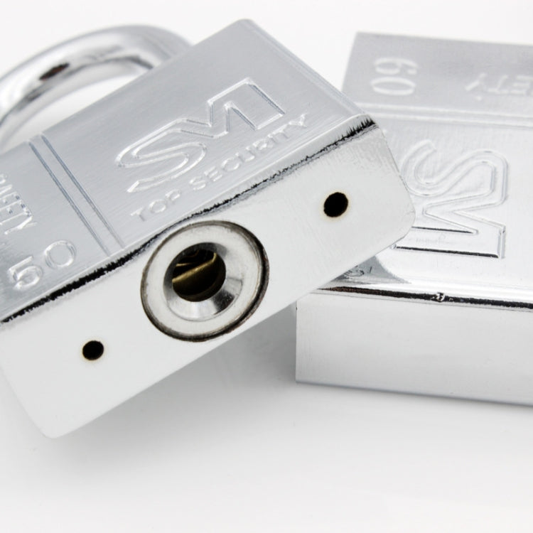 Square Blade Imitation Stainless Steel Padlock