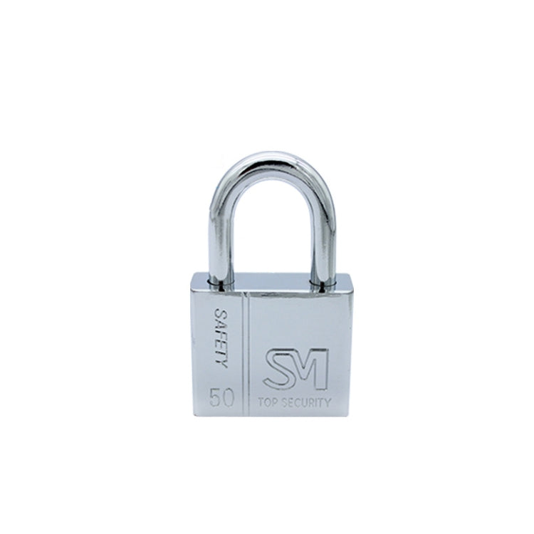 Square Blade Imitation Stainless Steel Padlock