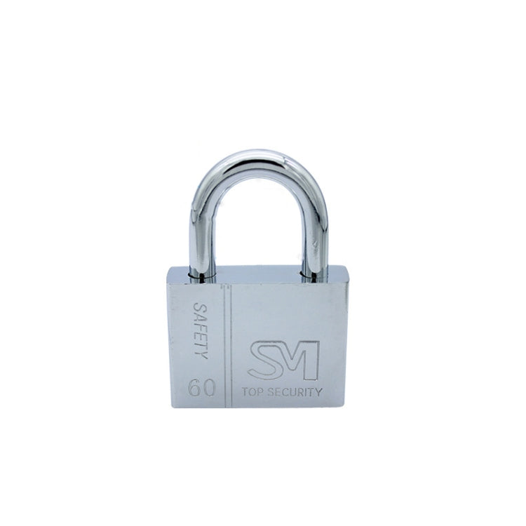 Square Blade Imitation Stainless Steel Padlock