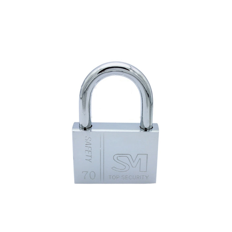 Square Blade Imitation Stainless Steel Padlock