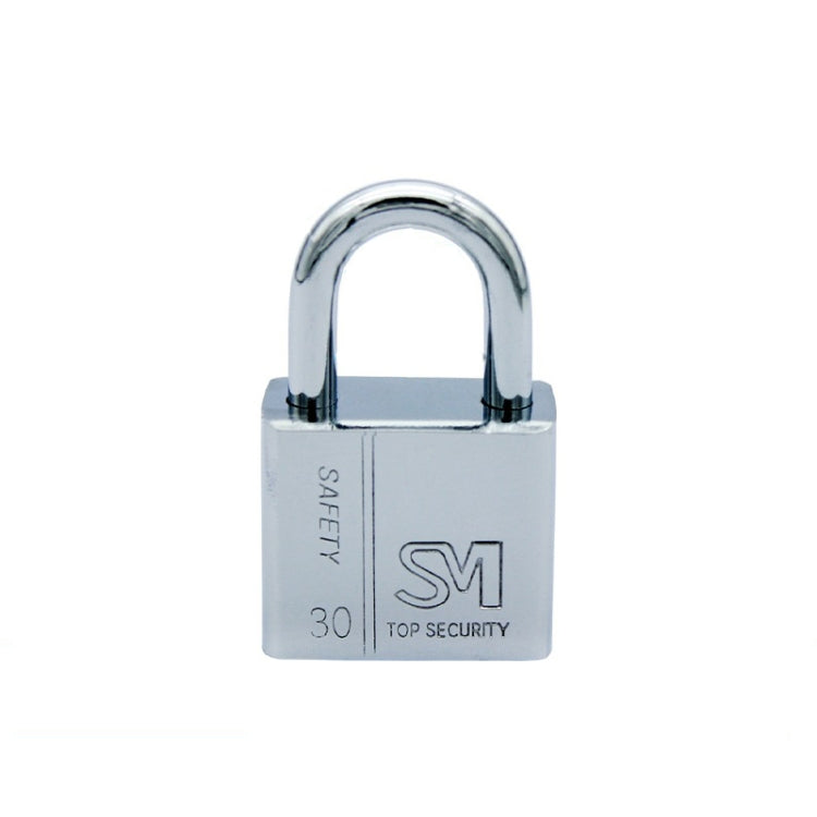 Square Blade Imitation Stainless Steel Padlock