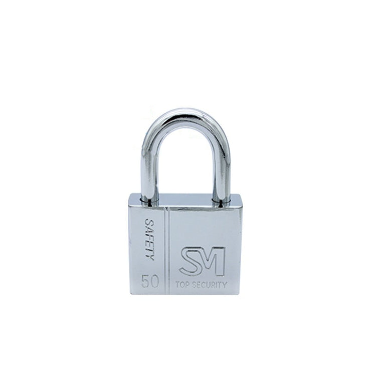 Square Blade Imitation Stainless Steel Padlock