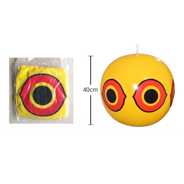 60cm PVC Inflatable Beach Ball Orchard Bird Ball Anti-Bird Farm Balloons