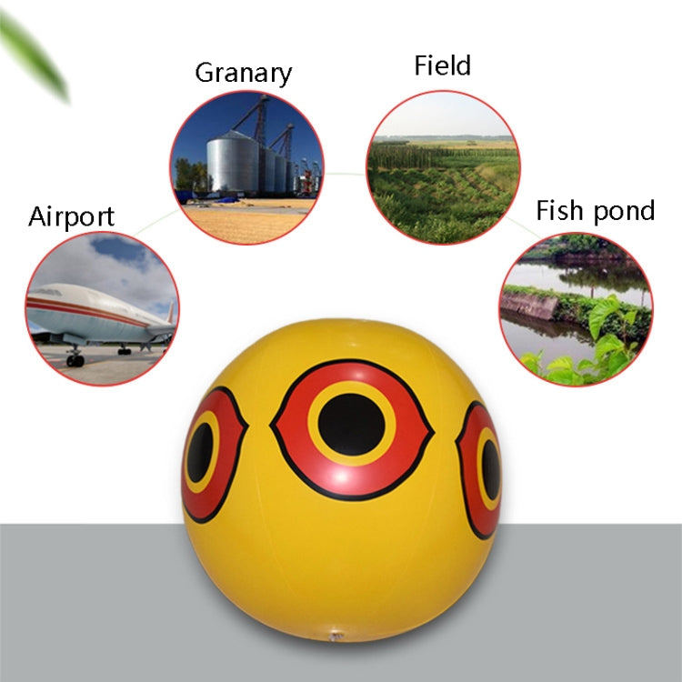 60cm PVC Inflatable Beach Ball Orchard Bird Ball Anti-Bird Farm Balloons