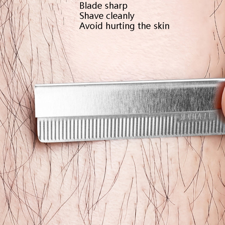 5 Box / Set Eyebrow Trimming Blade Stainless Steel Eyebrow Scraper