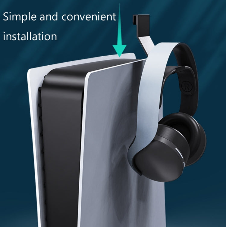 3 Pairs Headphone Handle External Side-Mounted Storage Rack For PS5