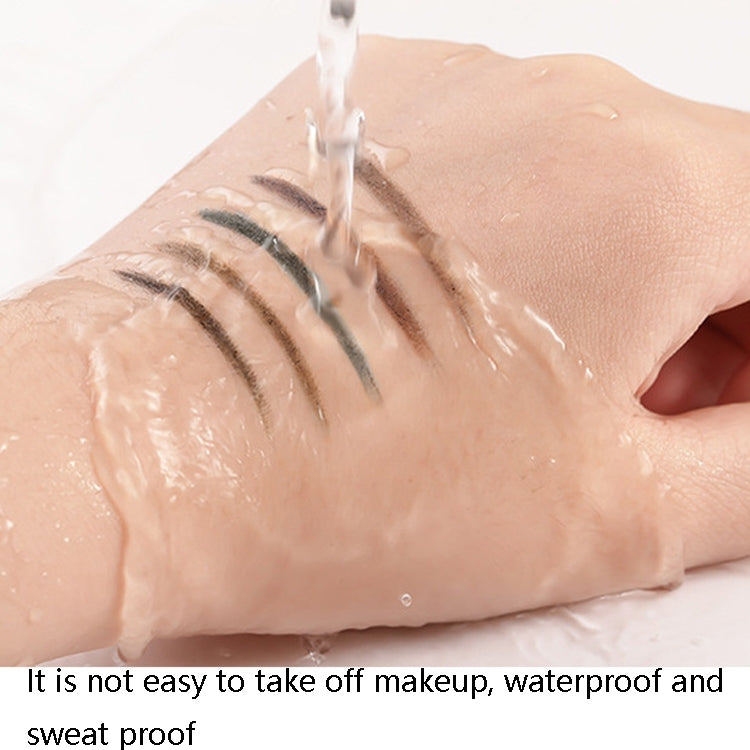 3 PCS MAYCHEER 3117 Small Gold Bars Double Eyebrow Pencil Thin Head Waterproof Non-bleeding Eyebrow Pencil