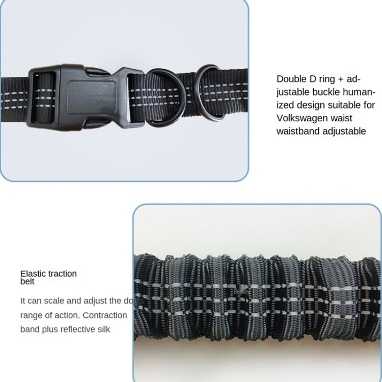 Running Reflective Double Telescopic Dog Rope Dog Chain Traction