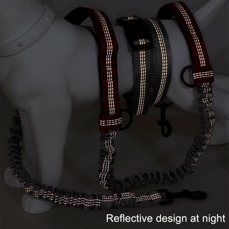 Running Reflective Double Telescopic Dog Rope Dog Chain Traction