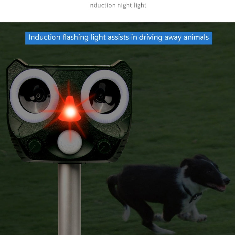 119A Outdoor Solar Ultrasonic Insect Repellent Animal Repellent