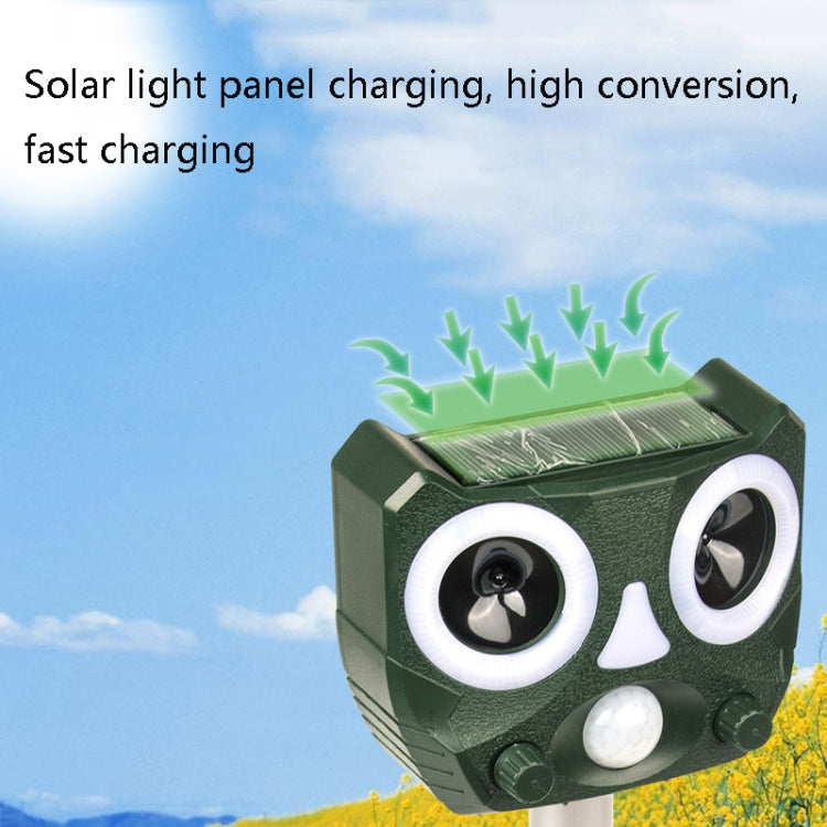 119A Outdoor Solar Ultrasonic Insect Repellent Animal Repellent