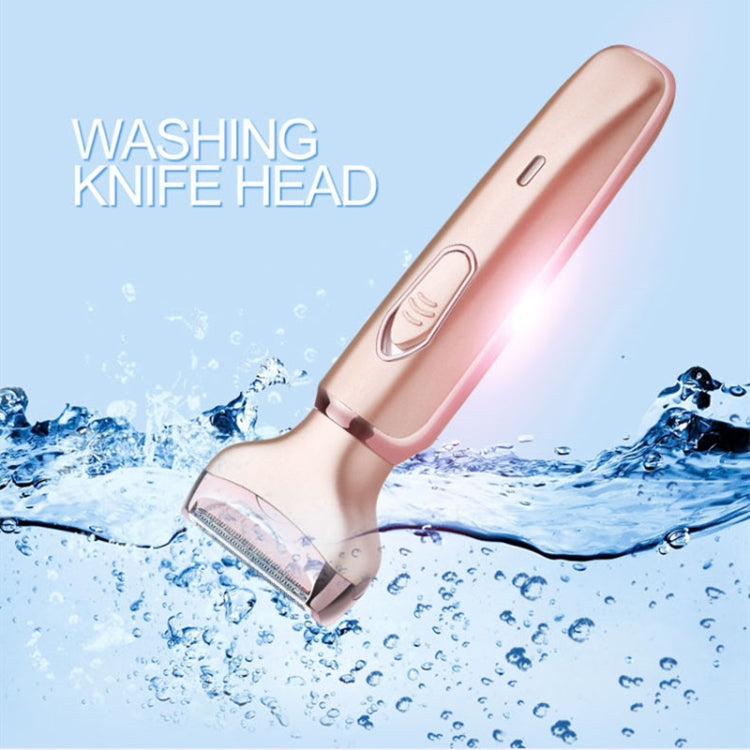 SONAX PRO SN-8977 Ladies Shaver 2 In 1 Washable USB Charging Hair Removal Device
