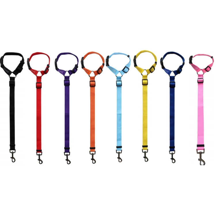 Pet Car Safety Rope Ring Dog Car Seat Belt Rear Seat Traction Rope